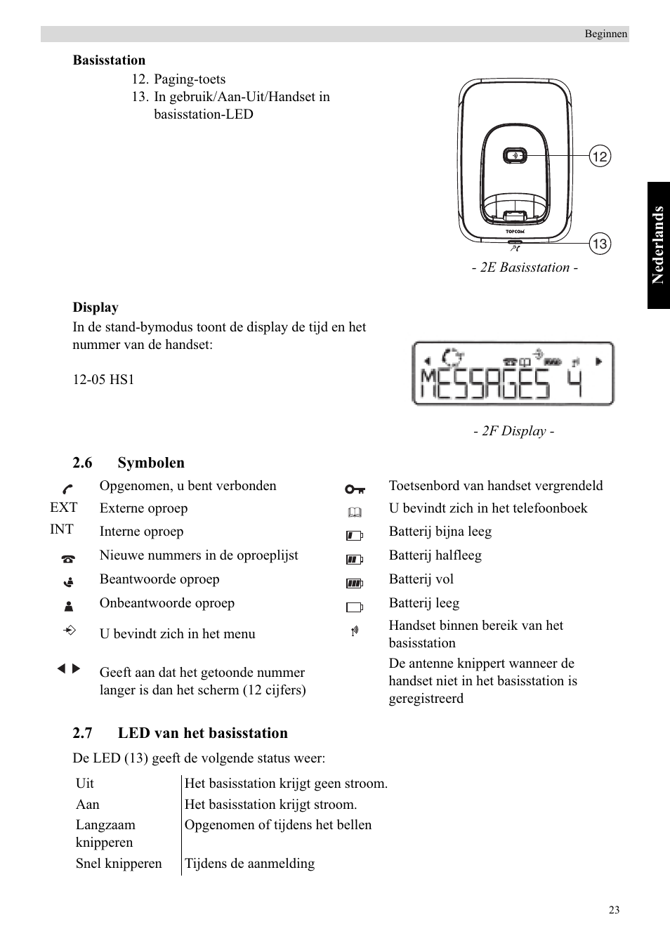 Topcom Butler E400 User Manual | Page 45 / 272