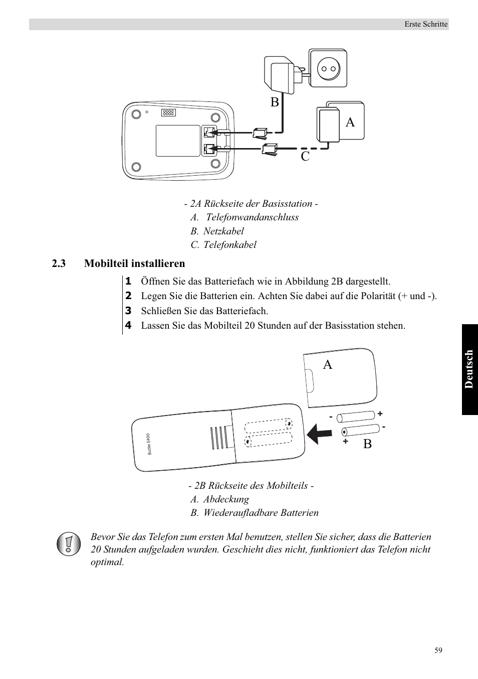 Ab c | Topcom Butler E400 User Manual | Page 81 / 272