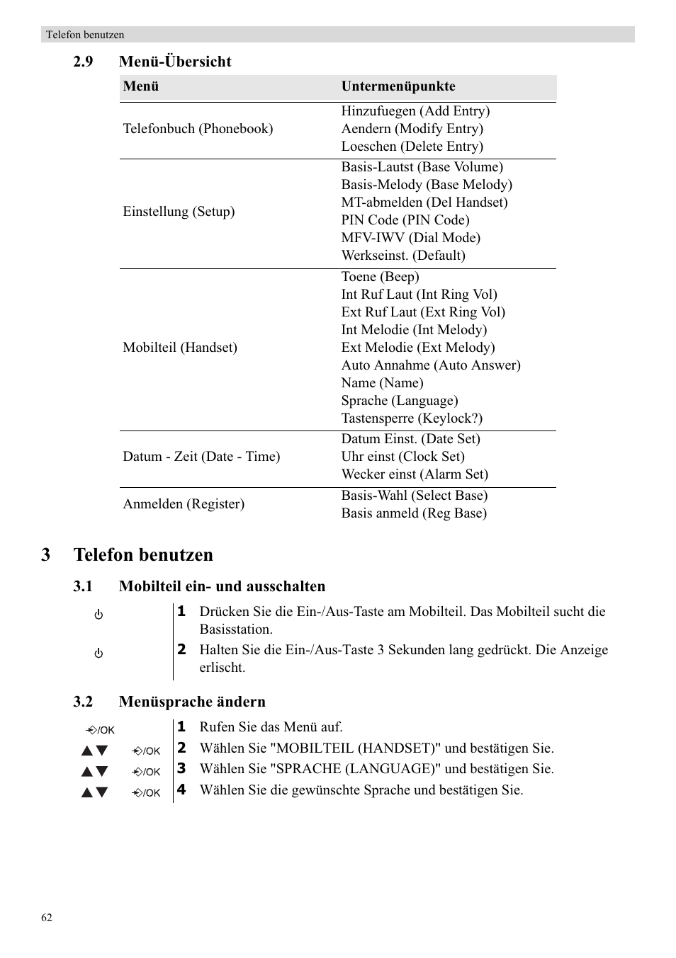 3telefon benutzen | Topcom Butler E400 User Manual | Page 84 / 272