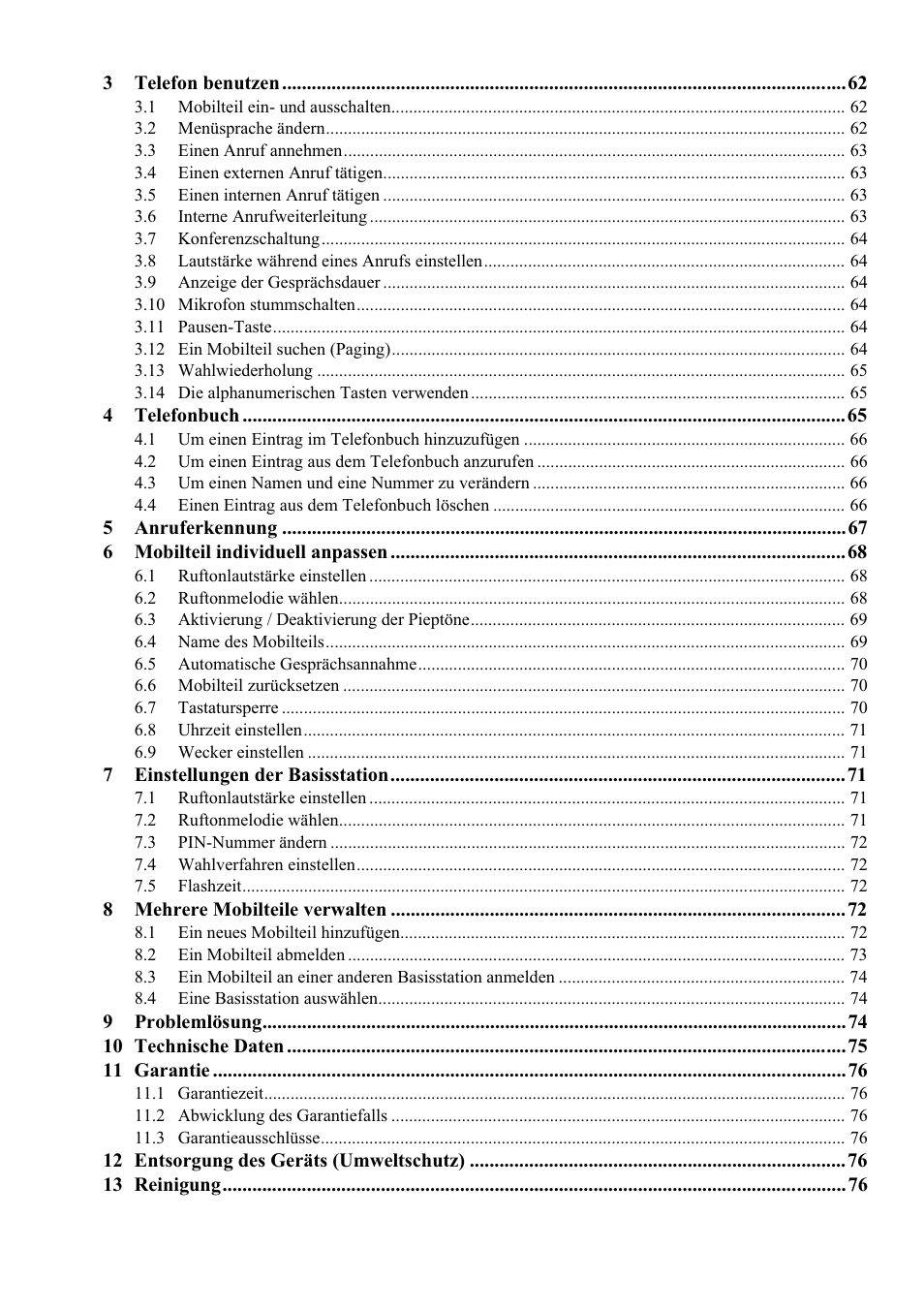 Topcom Butler E400 User Manual | Page 9 / 272