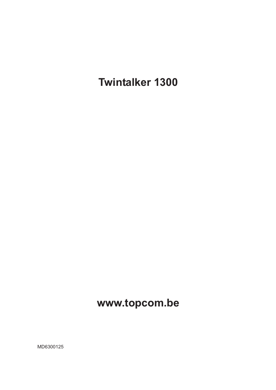 Topcom 1300 DUO PACK User Manual | Page 124 / 124