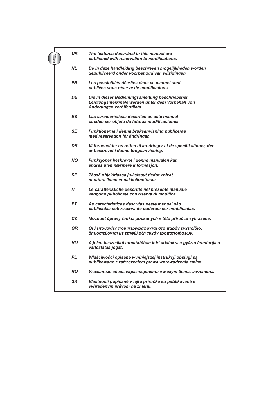 Topcom 1300 DUO PACK User Manual | Page 2 / 124