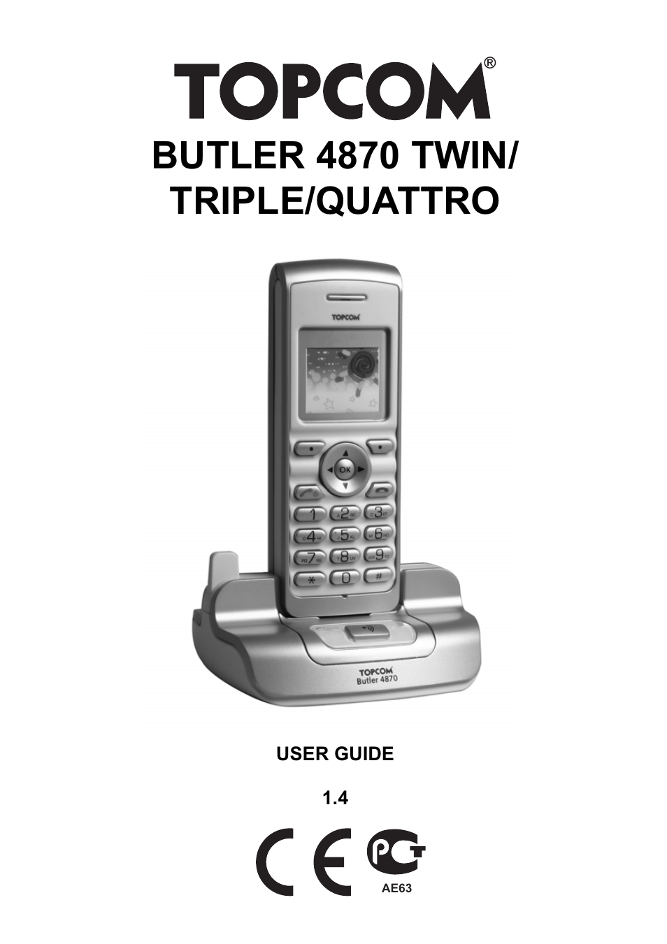 Topcom BUTLER 4870 User Manual | 24 pages