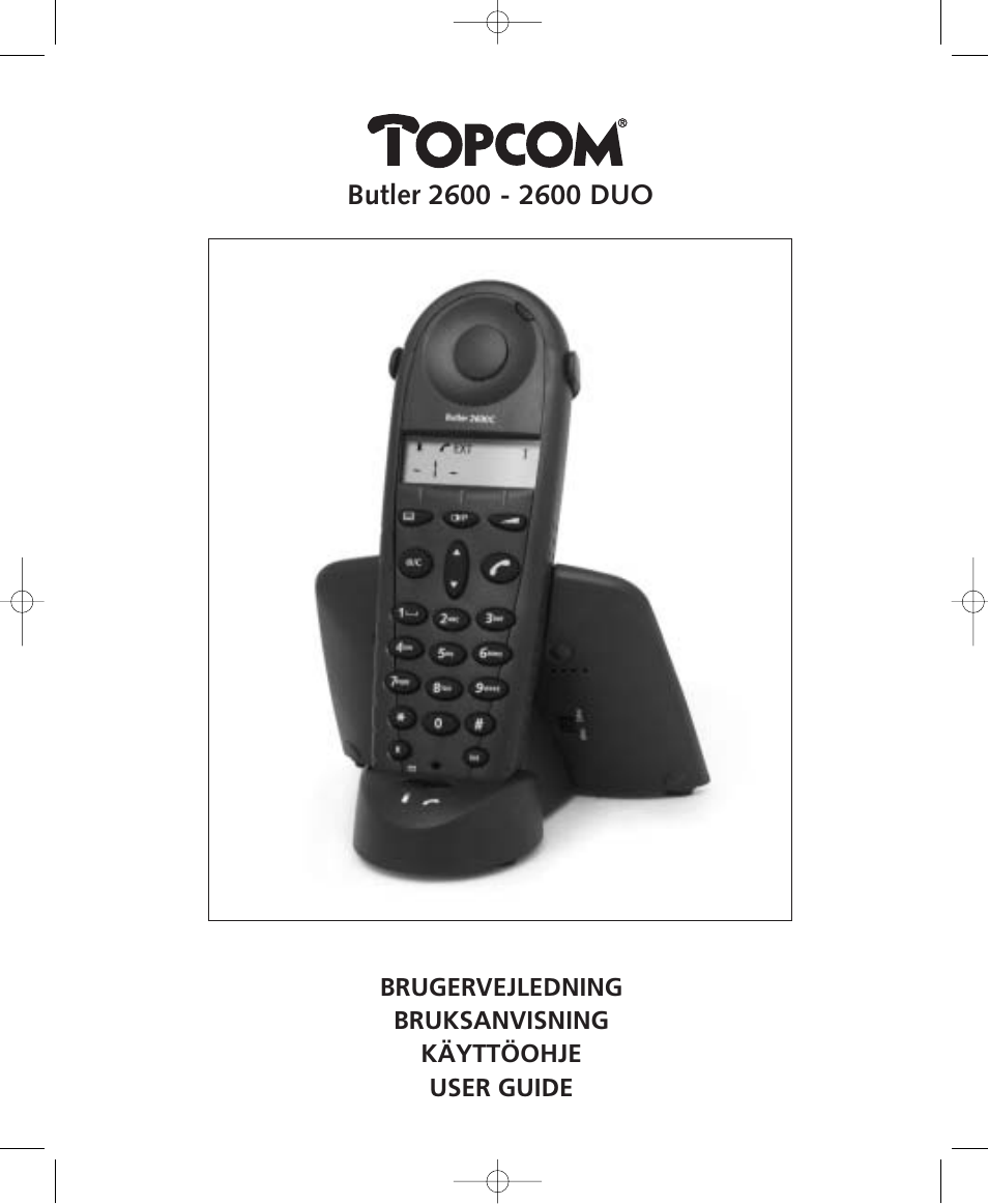 Topcom BUTLER 2600 User Manual | 36 pages