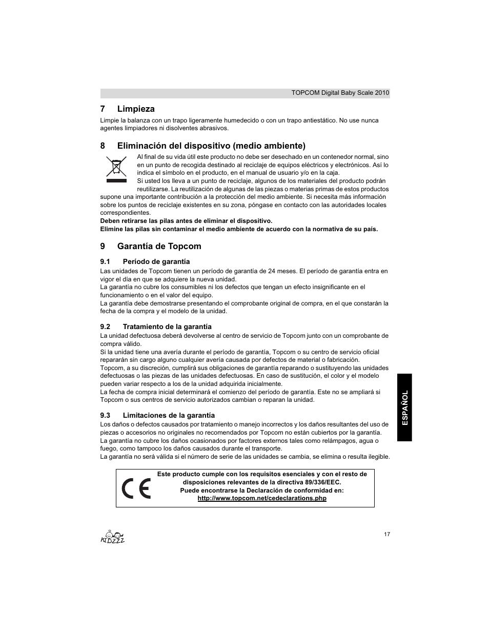 Topcom 2010 User Manual | Page 17 / 52
