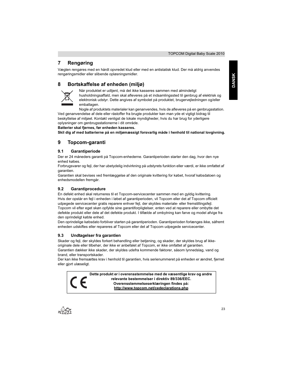 Topcom 2010 User Manual | Page 23 / 52