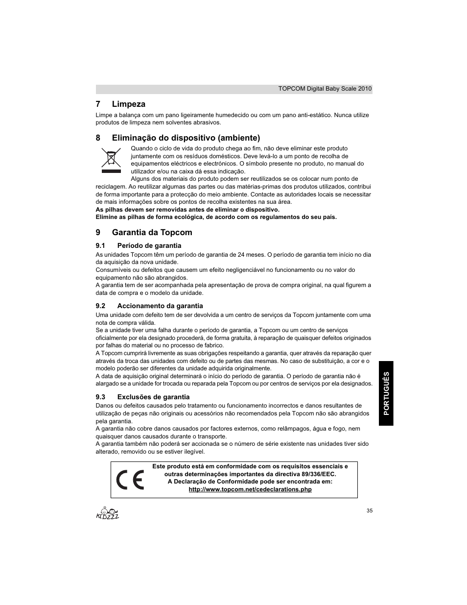Topcom 2010 User Manual | Page 35 / 52