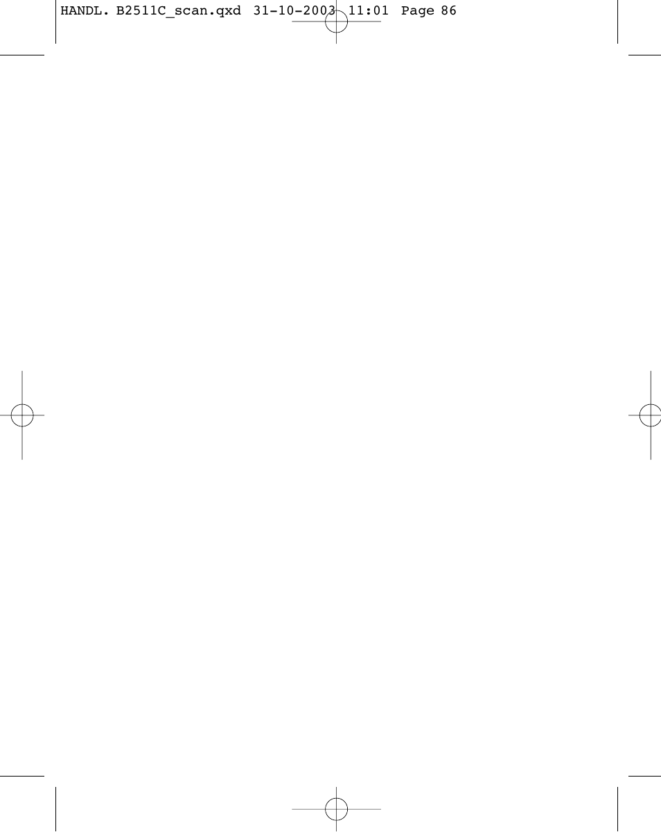 Topcom 2511C User Manual | Page 86 / 88
