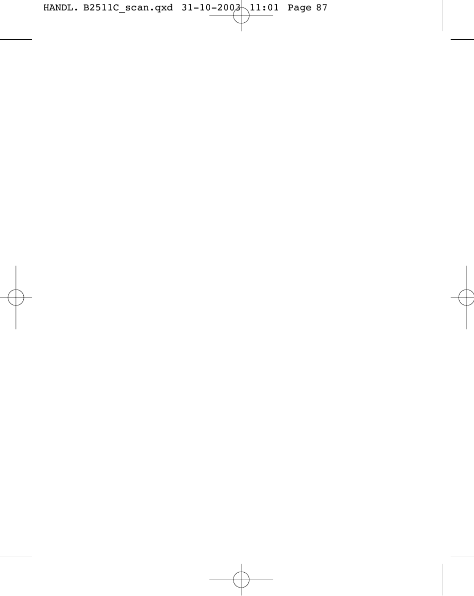 Topcom 2511C User Manual | Page 87 / 88