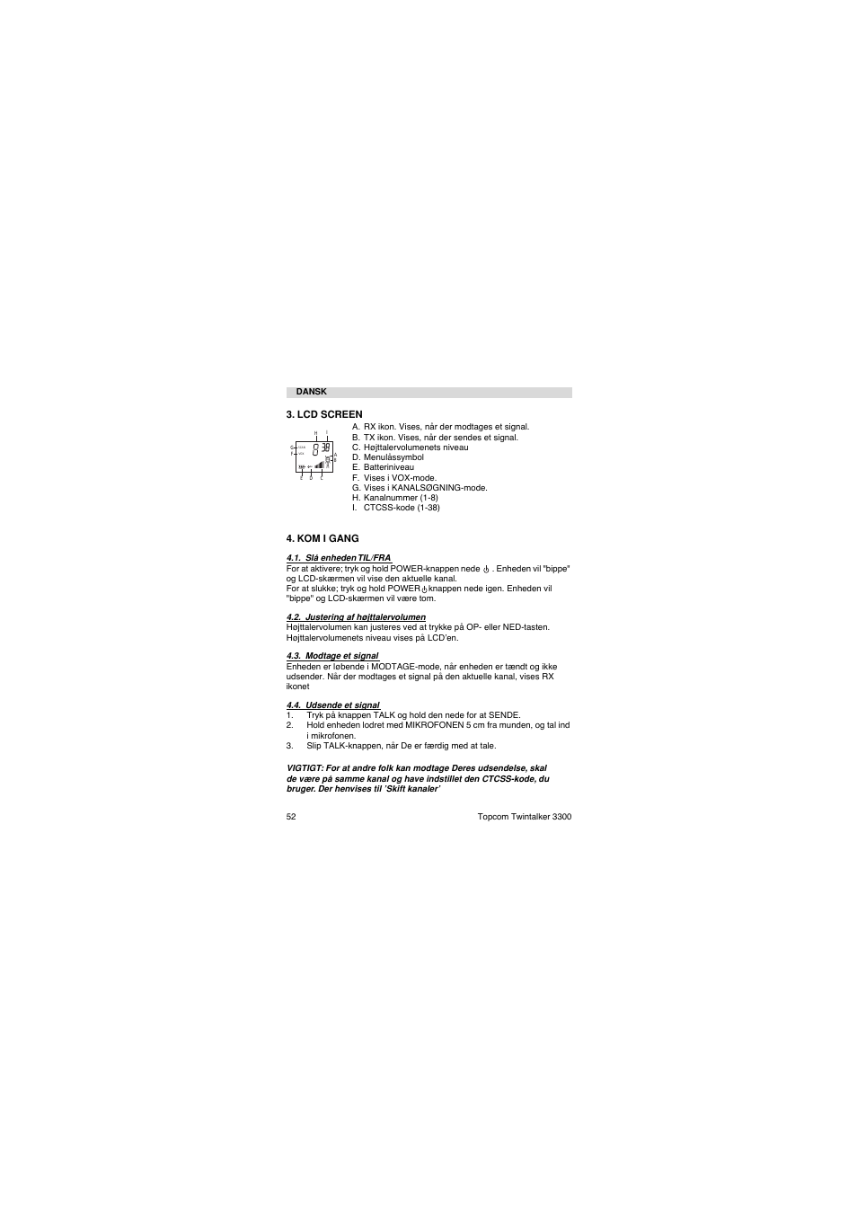 Topcom TwinTalker 3300 User Manual | Page 52 / 76