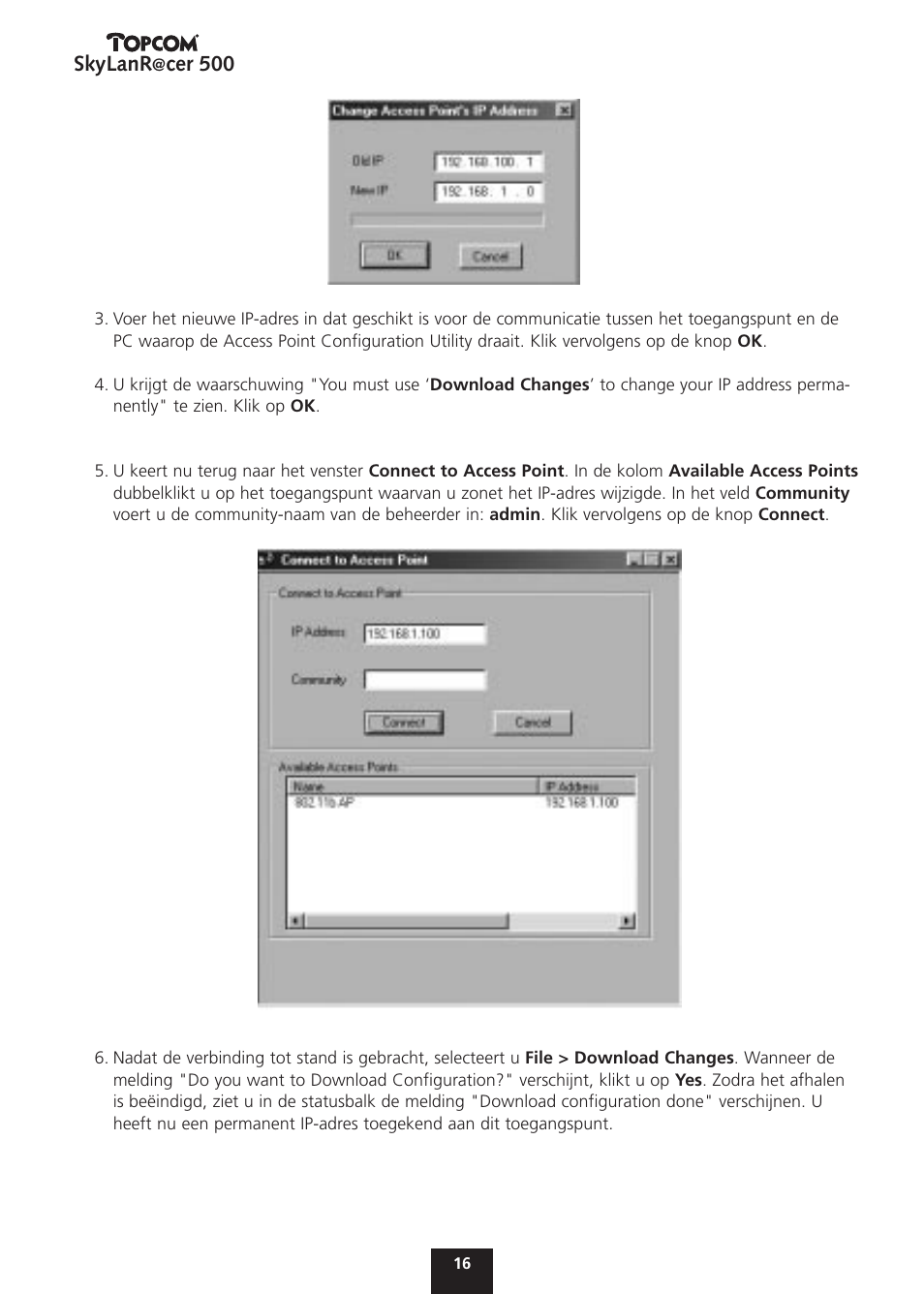 Skylanr, Cer 500 | Topcom Skylanr@cer 500 User Manual | Page 16 / 83