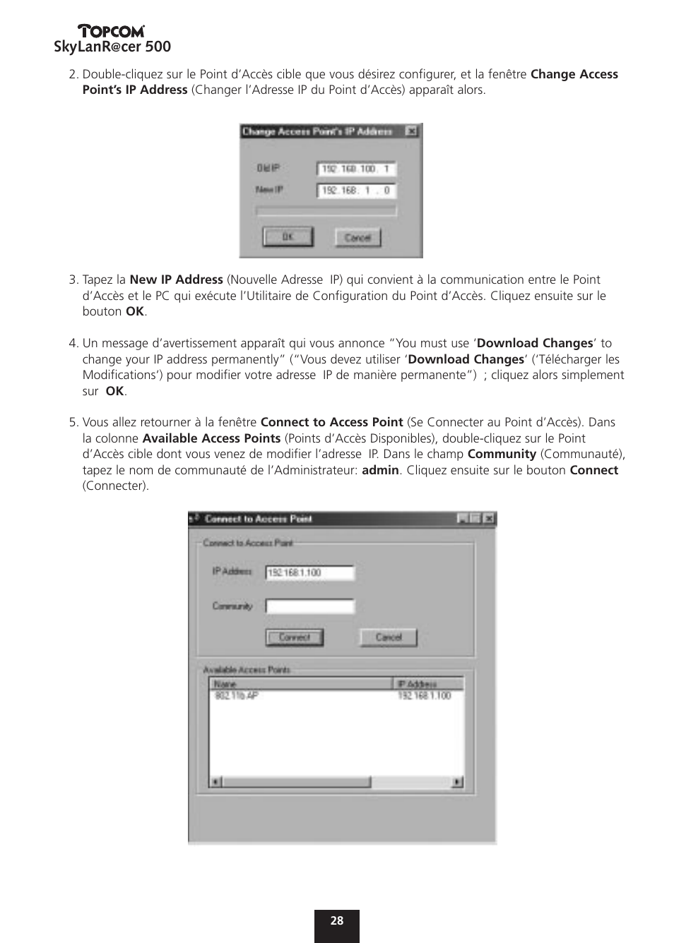 Skylanr, Cer 500 | Topcom Skylanr@cer 500 User Manual | Page 28 / 83