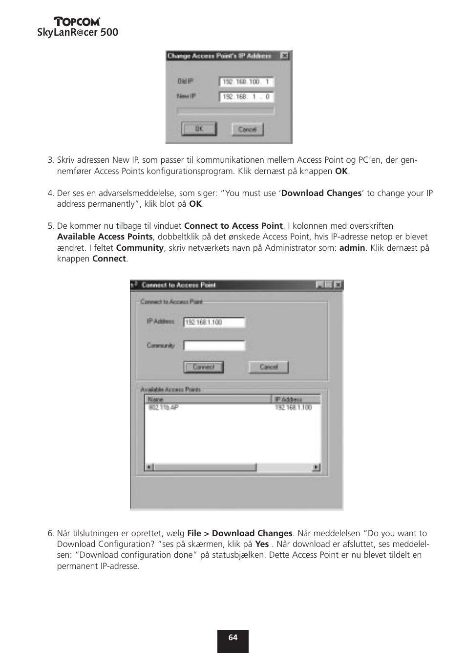 Skylanr, Cer 500 | Topcom Skylanr@cer 500 User Manual | Page 64 / 83