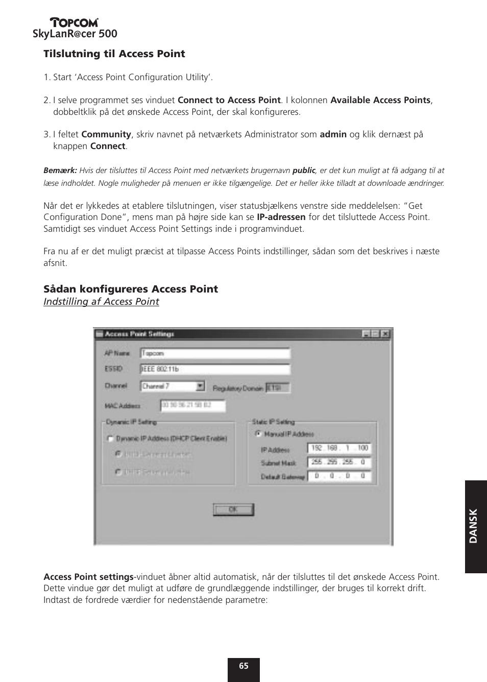 Skylanr, Cer 500 | Topcom Skylanr@cer 500 User Manual | Page 65 / 83