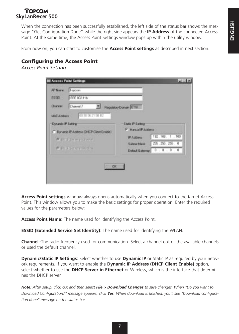 Skylanr, Cer 500 | Topcom Skylanr@cer 500 User Manual | Page 7 / 83