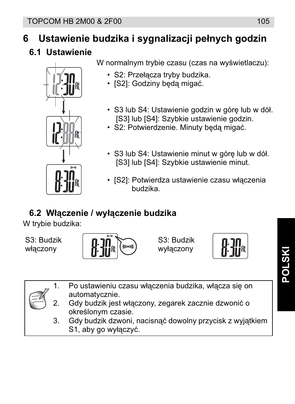 Topcom HB 2F00 User Manual | Page 105 / 136