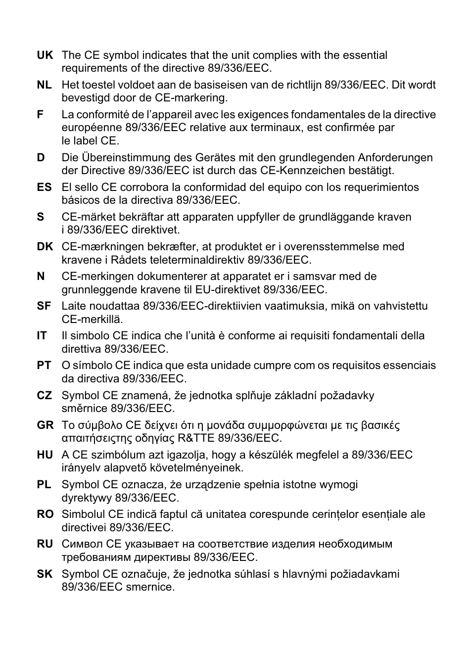 Topcom HB 2F00 User Manual | Page 2 / 136