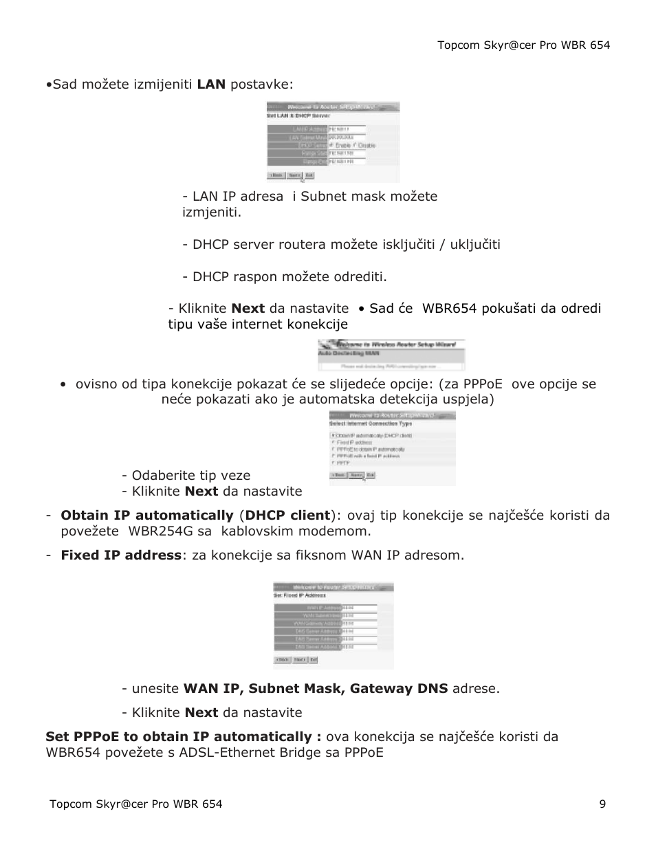 Topcom Skyr@cer PRO WBR 654 User Manual | Page 9 / 13