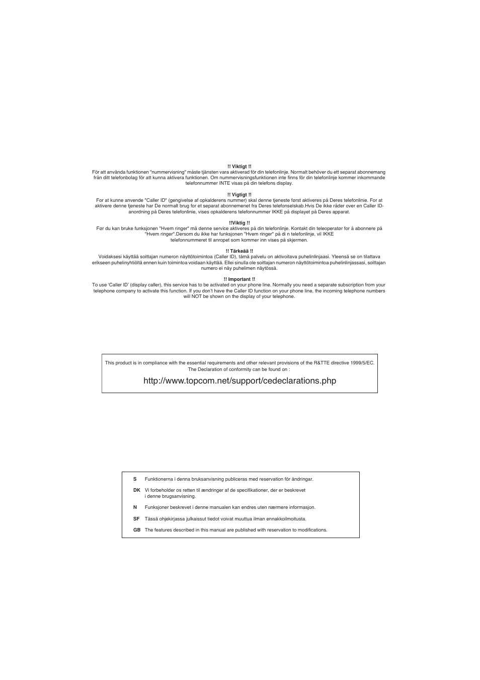 Topcom BUTLER 2900 User Manual | Page 2 / 56