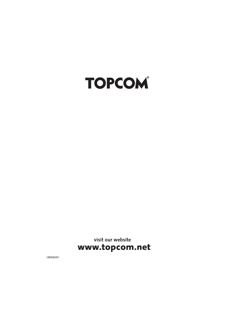 Topcom BUTLER 2900 User Manual | Page 56 / 56
