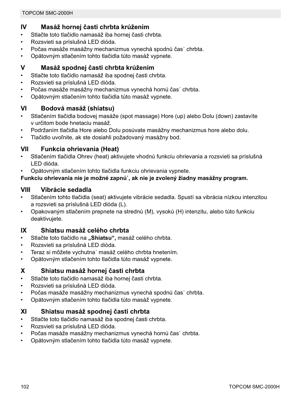 Topcom SMC-2000H User Manual | Page 102 / 108