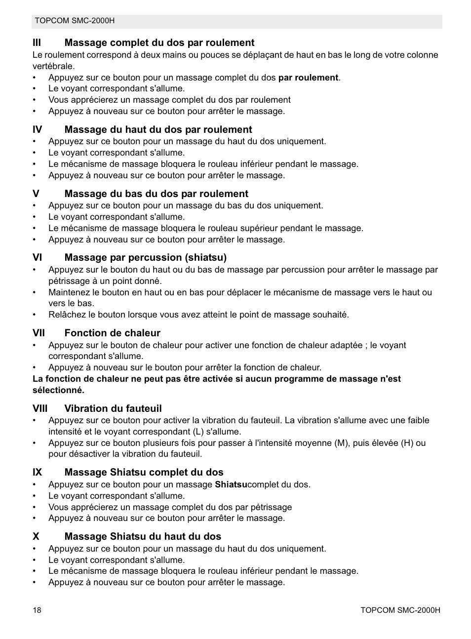 Topcom SMC-2000H User Manual | Page 18 / 108