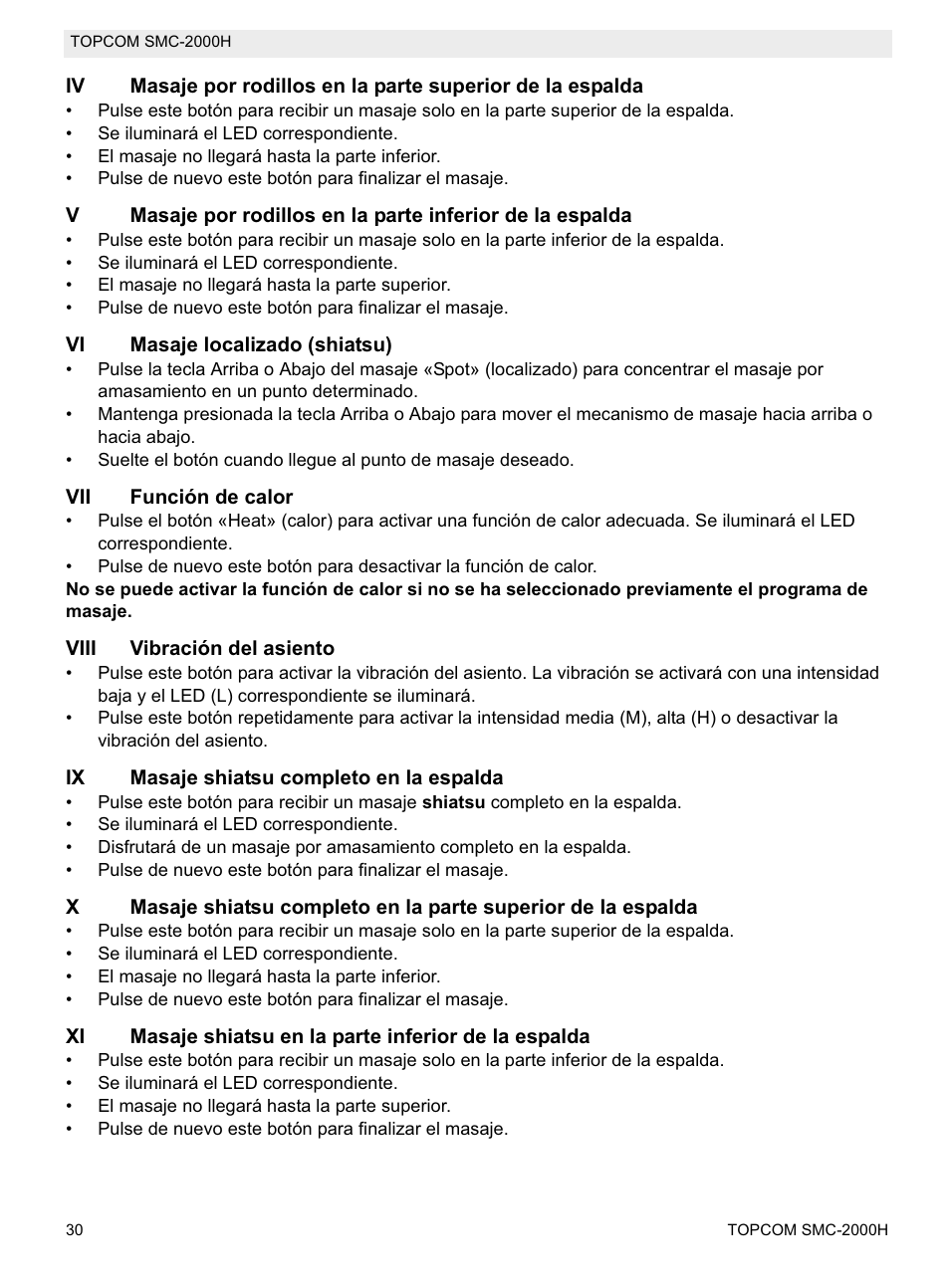Topcom SMC-2000H User Manual | Page 30 / 108