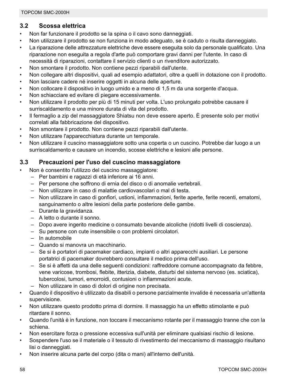 Topcom SMC-2000H User Manual | Page 58 / 108