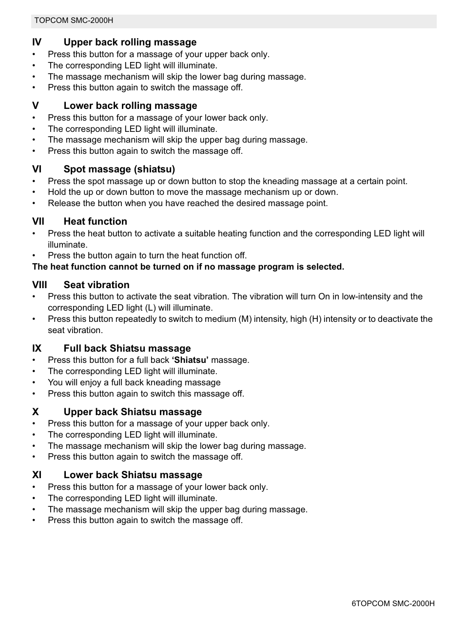 Topcom SMC-2000H User Manual | Page 6 / 108