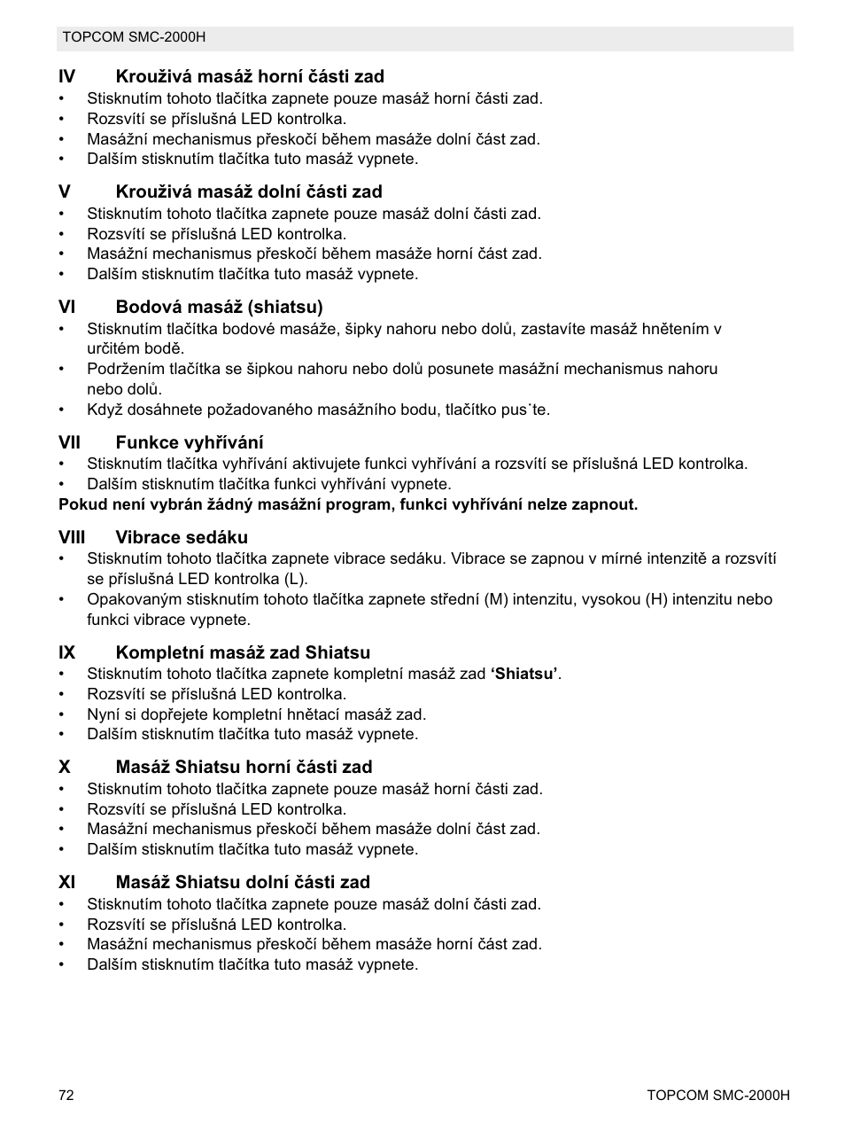 Topcom SMC-2000H User Manual | Page 72 / 108