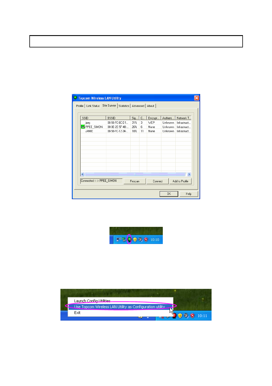 3 configuration utility | Topcom SKYR@CER USB 4001G User Manual | Page 10 / 30