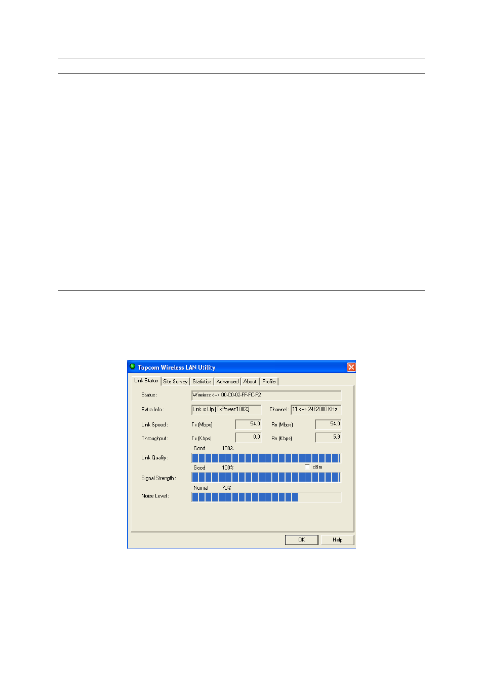 3 link status | Topcom SKYR@CER USB 4001G User Manual | Page 21 / 30