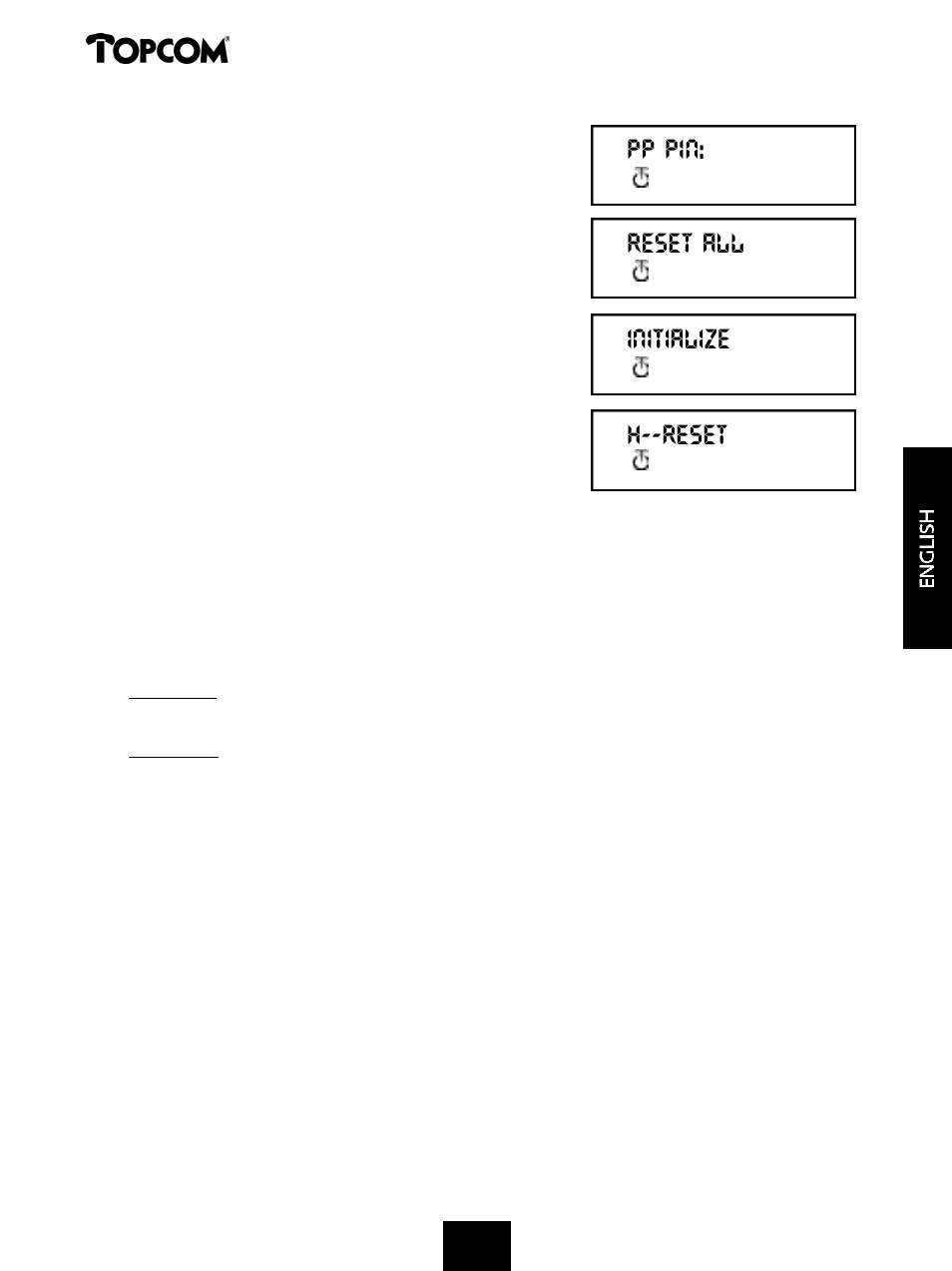 Butler 2000 | Topcom 2000 User Manual | Page 70 / 95