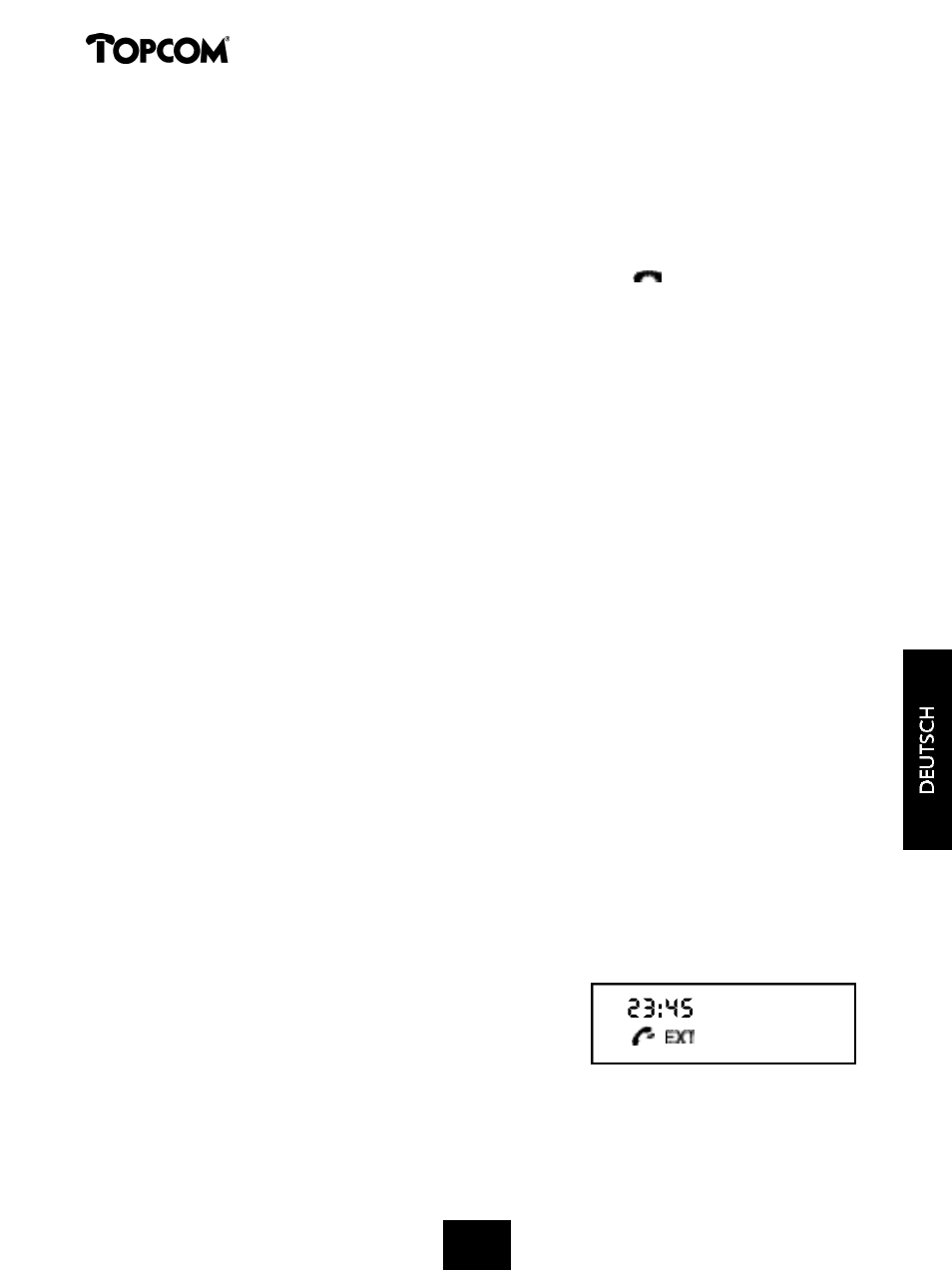 Butler 2000 | Topcom 2000 User Manual | Page 76 / 95