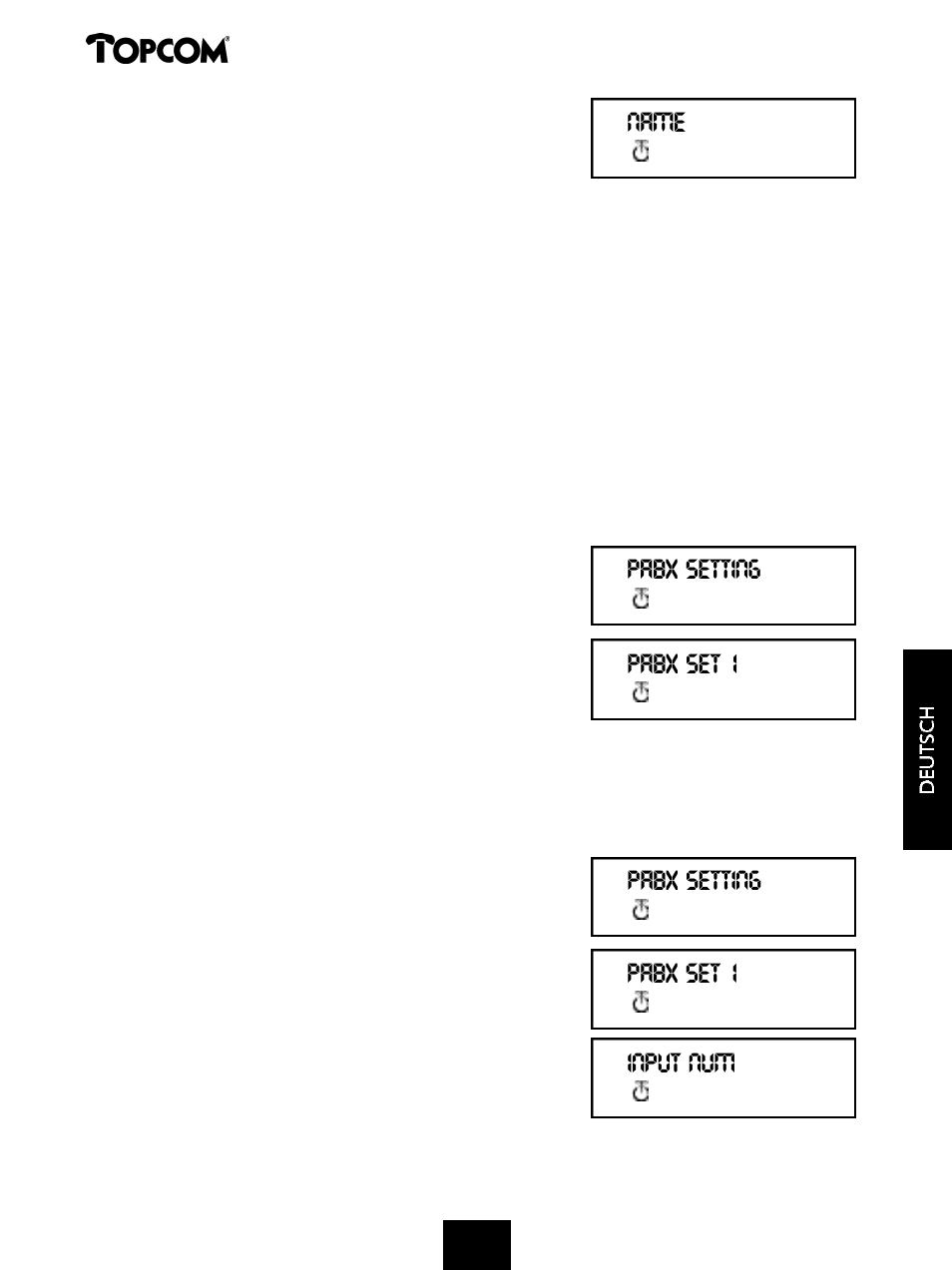 Butler 2000 | Topcom 2000 User Manual | Page 82 / 95