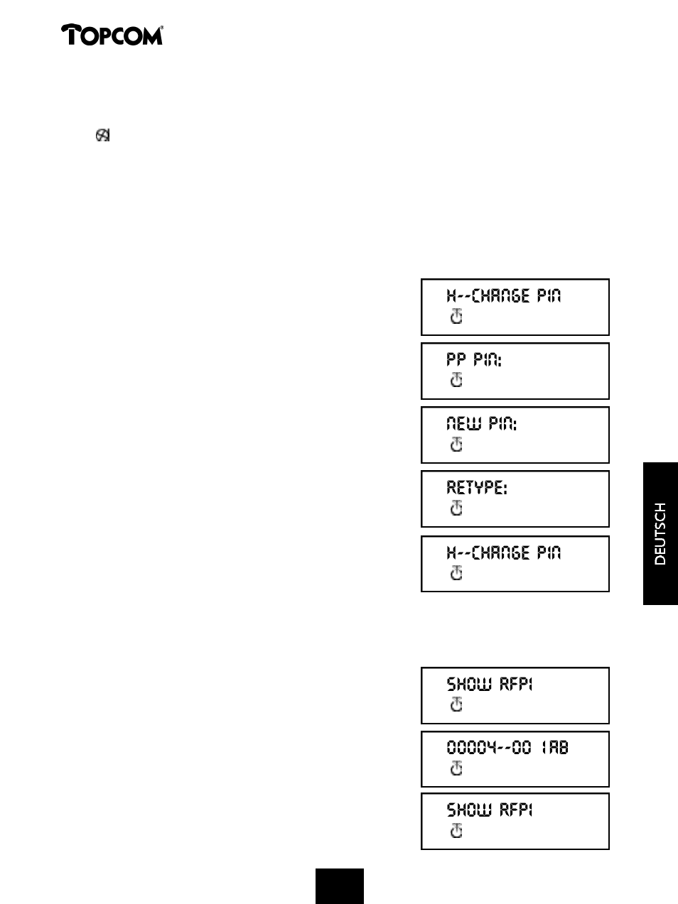 Butler 2000 | Topcom 2000 User Manual | Page 90 / 95