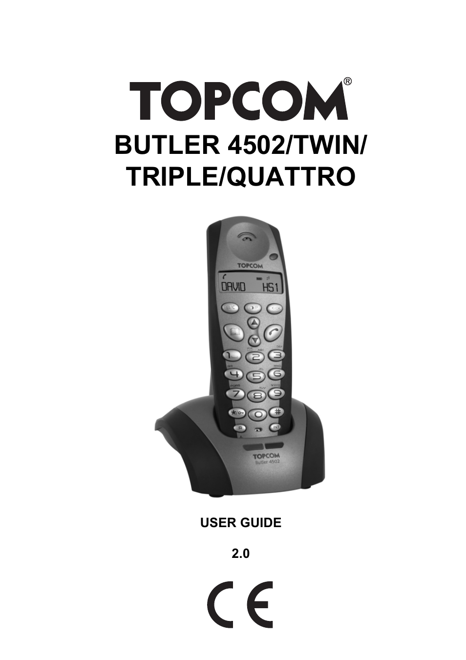 Topcom Butler 4502 User Manual | 28 pages