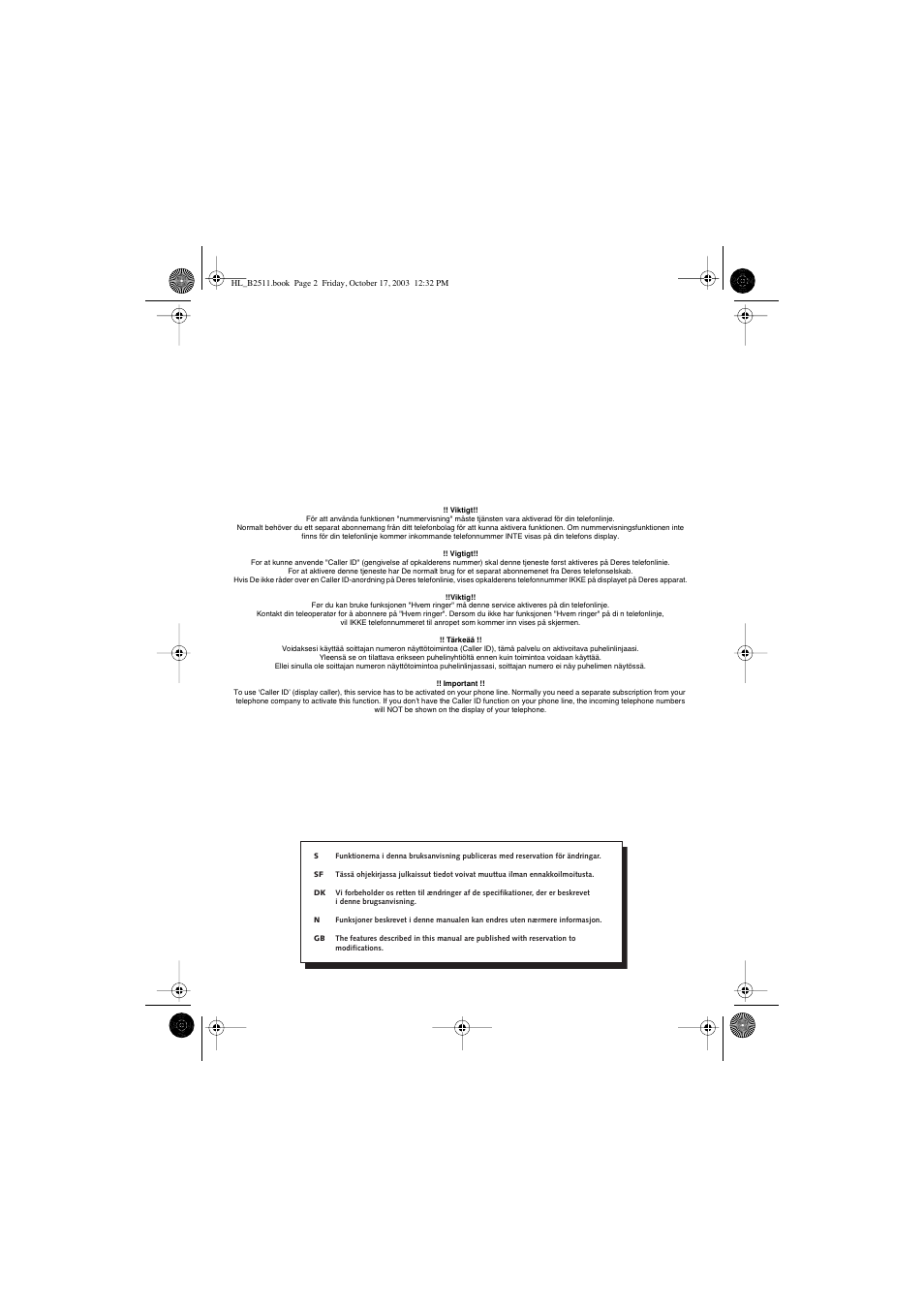 Topcom BUTLER 2511 Deluxe User Manual | Page 2 / 88