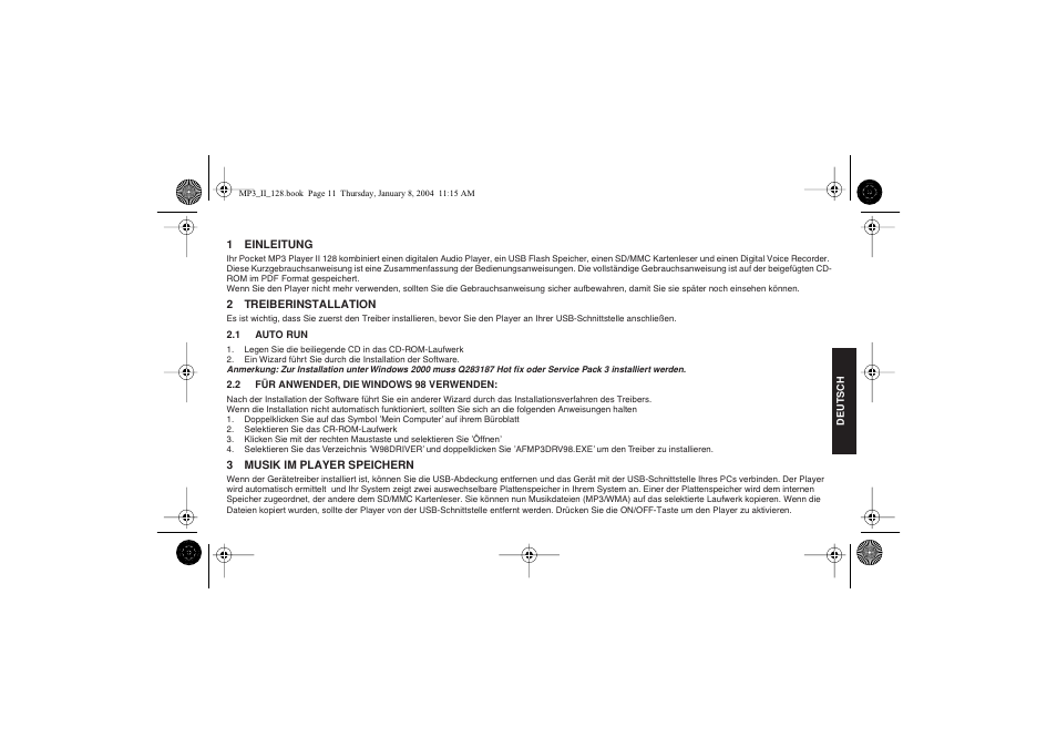 Topcom 128 User Manual | Page 11 / 32