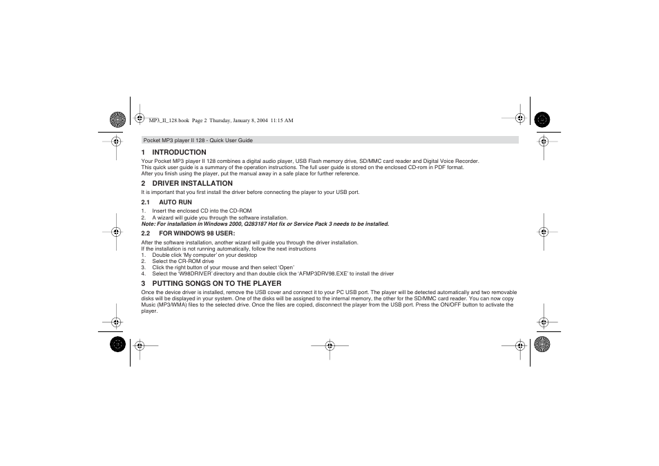 Topcom 128 User Manual | Page 2 / 32