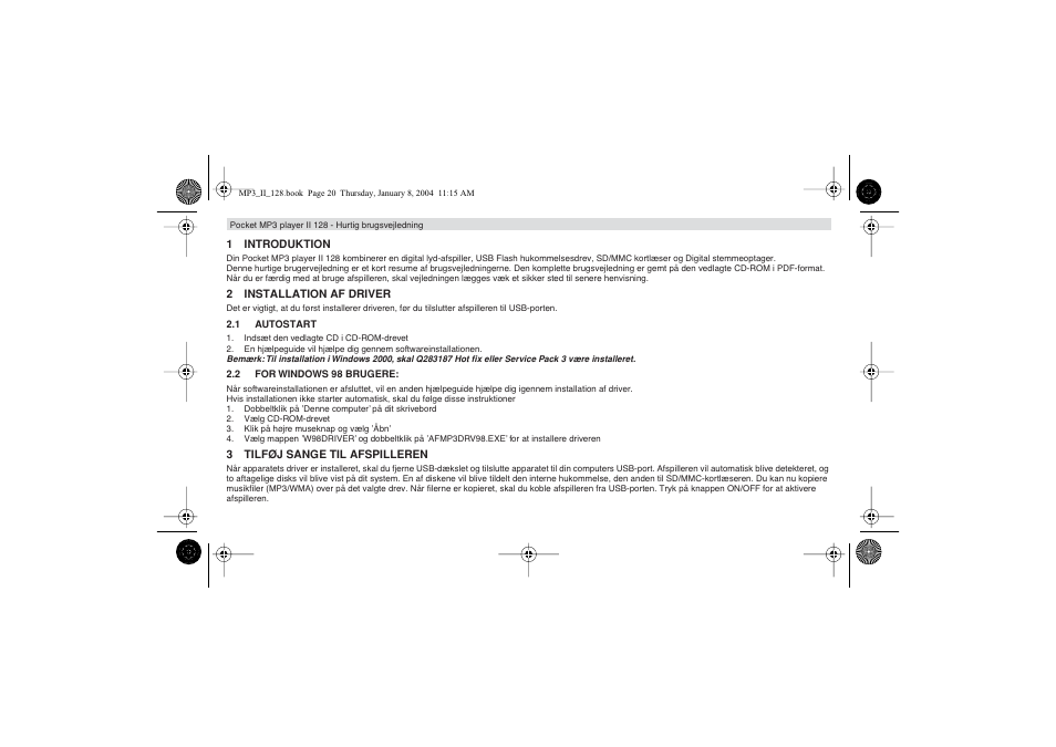 Topcom 128 User Manual | Page 20 / 32