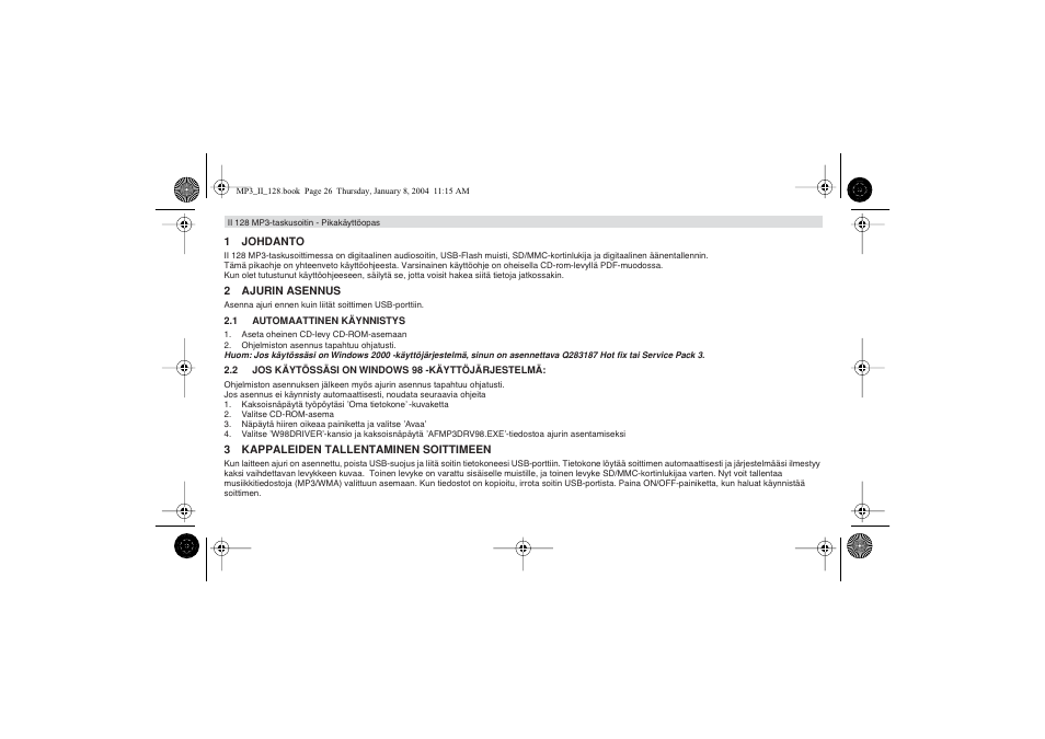 Topcom 128 User Manual | Page 26 / 32