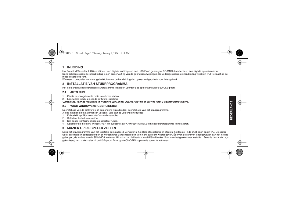 Topcom 128 User Manual | Page 5 / 32