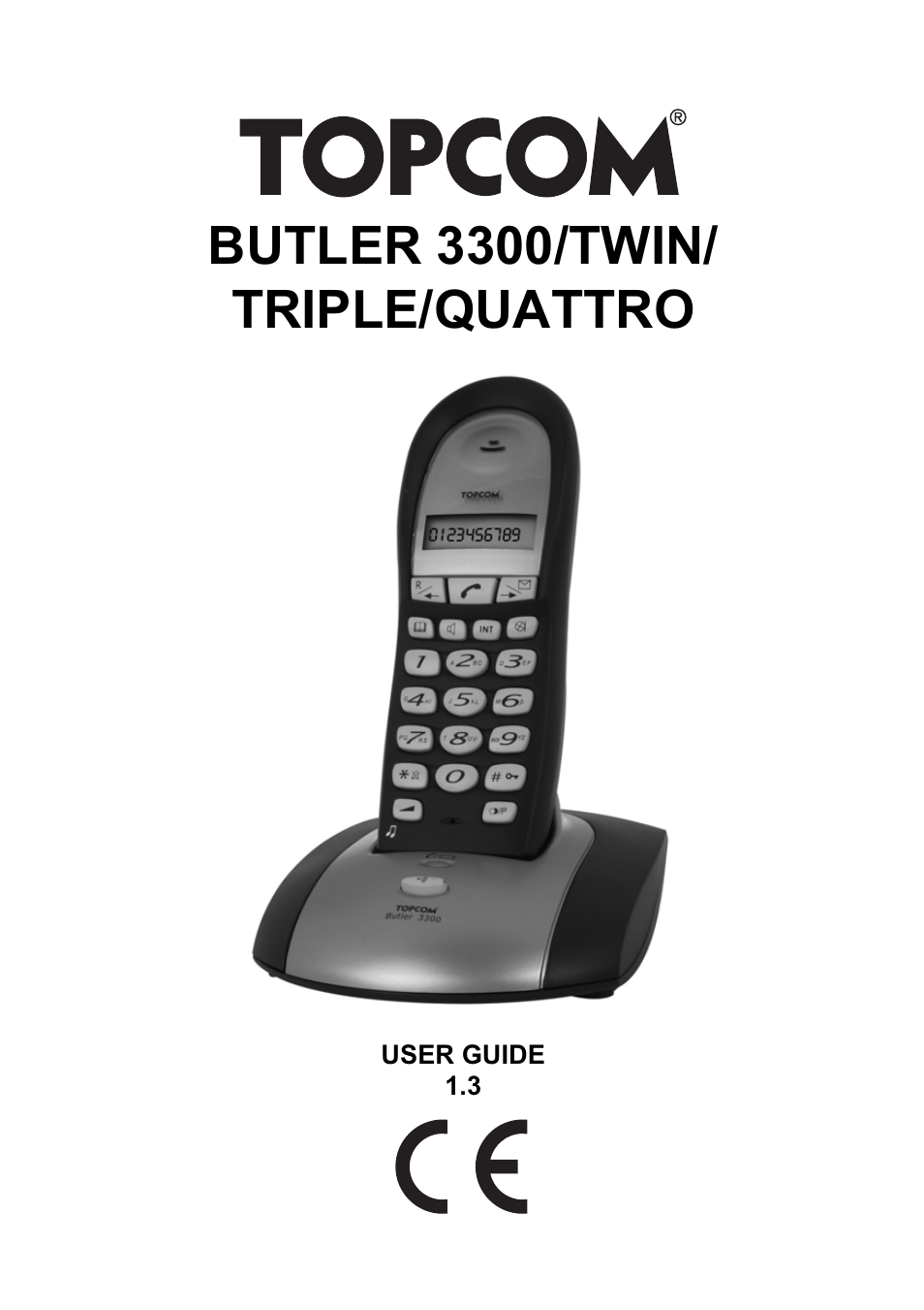 Topcom BUTLER 3300/Twin User Manual | 16 pages