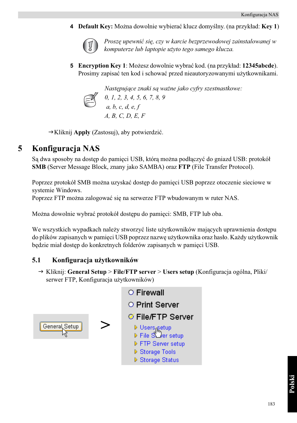 5konfiguracja nas | Topcom Skyr@cer WBR 7121 User Manual | Page 189 / 208