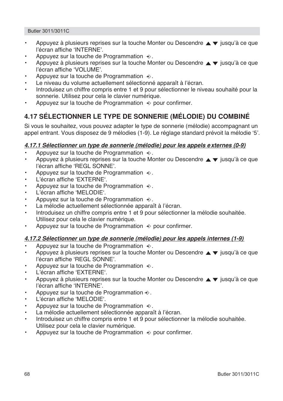 Topcom BUTLER 3011 User Manual | Page 68 / 112