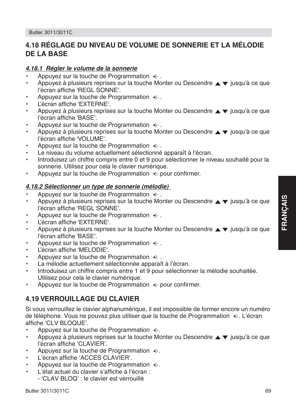 Topcom BUTLER 3011 User Manual | Page 69 / 112