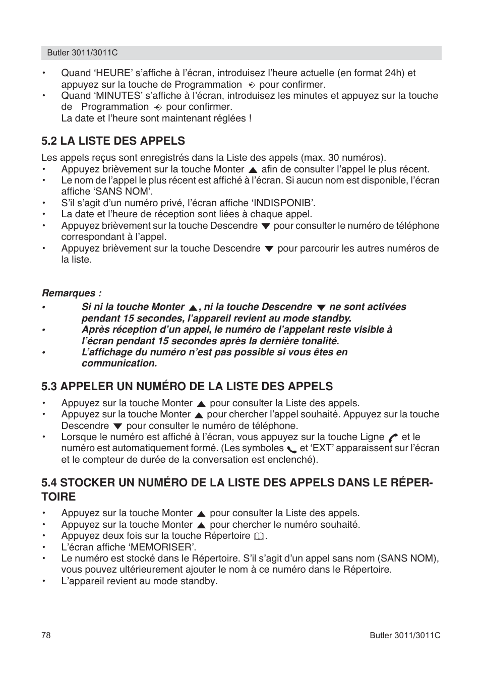 Topcom BUTLER 3011 User Manual | Page 78 / 112