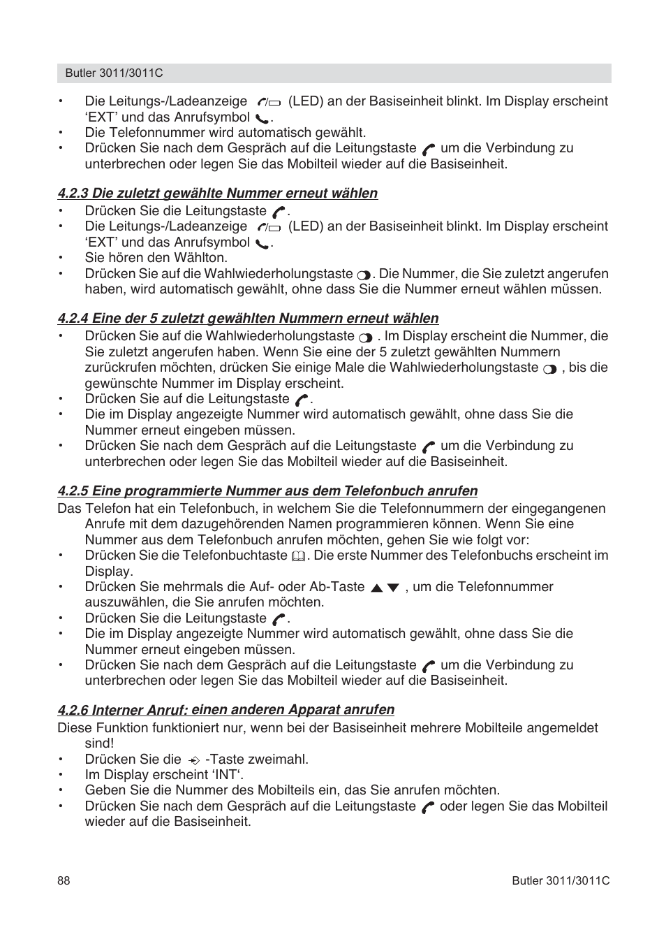 Topcom BUTLER 3011 User Manual | Page 88 / 112