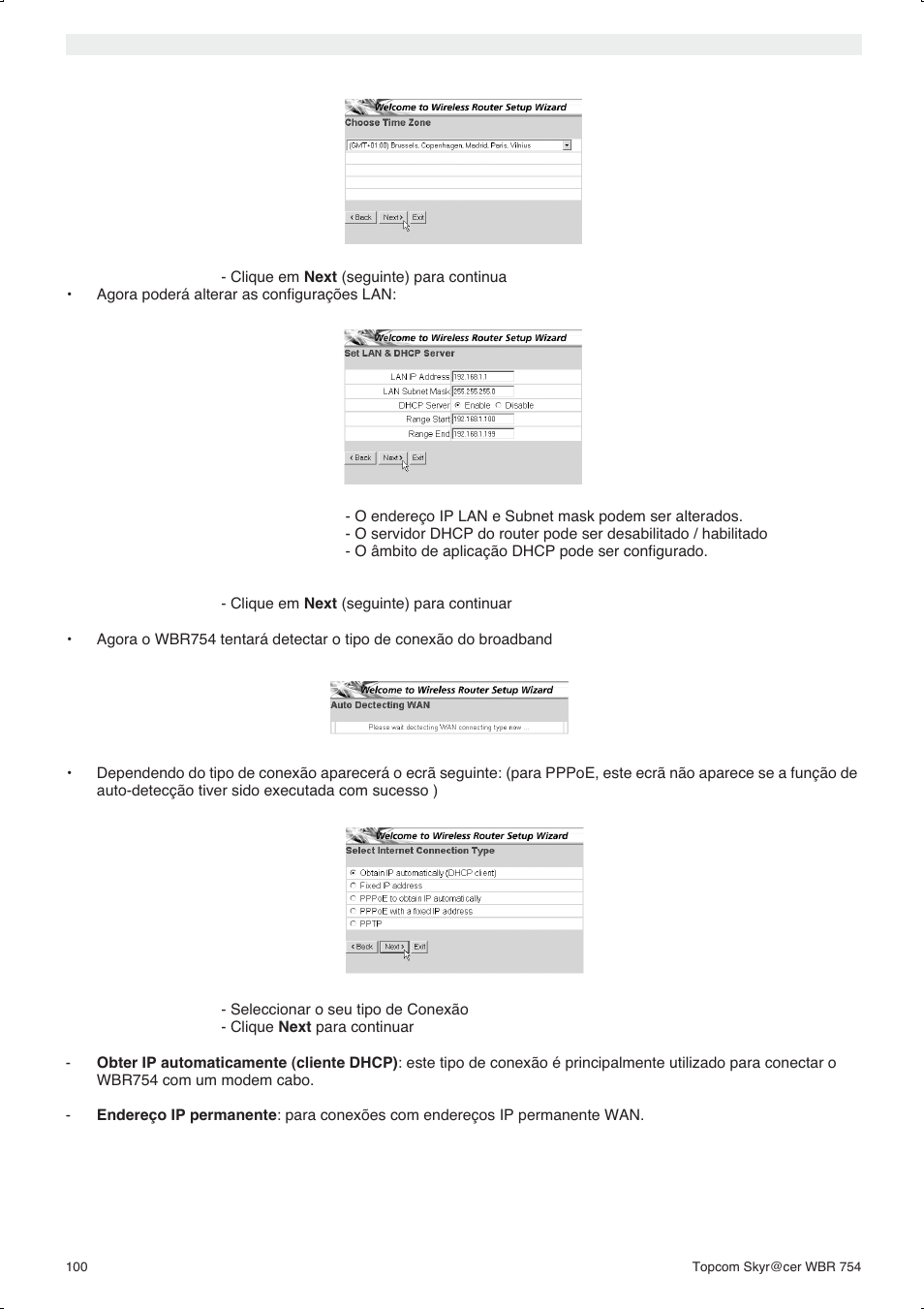 Topcom WBR 754SG User Manual | Page 100 / 108